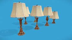 1920s Table Lamps Type A - Download Free 3D model by Mad_Lobster_Workshop