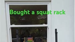 bought a squat rack