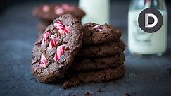 Double Chocolate Candy Cane Cookies!