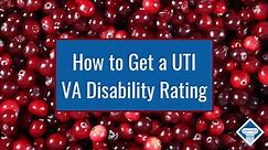 VA Disability Rating for Urinary Tract Infection