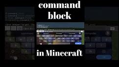 how to get command block in Minecraft