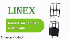 LINEX Raised Garden Bed Planter Box with Trellis,#Gadgets# If you want to buy, link in description