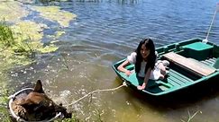 Teen Girl Floating Downstream Saved by Hero Dog