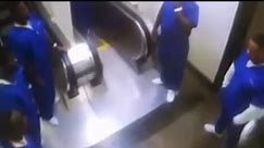 VNG BRIMS pressin 4Leaf frm Rollin 40’s Crips in the LA County Jail MCJ 4000 floor escalator