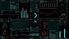 augmented reality Advance HUD control center. Graphic Dashboard Head-up display and Futuristic User Interface GUI, UI. FUI. Virtual reality game screen in terface template, mockup. Ai infographics