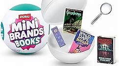 Mini Brands Books Capsule by ZURU Real Miniature Book Brands Collectible Toy, Capsules of 5 Mystery Miniature Books with Real readable Pages and Accessories for Kids, Teens, Adults (Single Capsule)