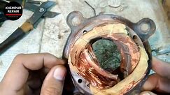 Exhaust Fan motor repair | exhaust fan capacitor connection | 4 wire fan connection