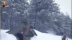 isha__borah - Heavy Snowfall Camping | Hard Camping 🏕️ |...