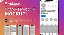 Instagram Mockup Smartphone