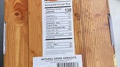 Dried apricots recalled because a potential allergen is not listed as an ingredient