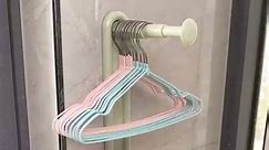 You can install a clothes hanger storage rack next to the washing machine. #youtubeshorts #viral