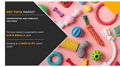 Pet Toys Market to Booming Anticipated Grow at 8% CAGR Revenue to Cross $18.4 Billion by 2032
