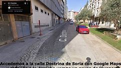 Google Maps se lleva un 'calvo' en Soria. La calle Doctrina, con el culo al aire