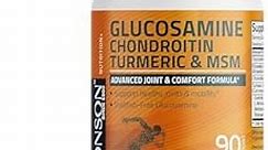 GLUCOSAMINE CHONDROITIN TURMERIC & MSM ADVANCED JOINT & CARTILAGE FORMULA, SUPPORTS HEALTHY JOINTS, MOBILITY & CARTILAGE