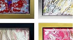 Royal Designs, Inc. Premium Aluminum Floating Canvas Painting Frame, Easy Assembly, PF-1001-28x56-BGL, 28 x 56, Brushed Gold, Over 1500 Options Available
