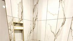 Shower tile installation #bemidji #bemidjimn #bemidjiminnesota #bathroomrenovation #bathroomideas #showertile #bathroominspiration #bemidjibusiness #modernbathroom | Premier Contracting