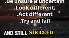 Motivational quote about you success