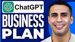 Comment Faire Un Business Plan Avec Chatgpt ( 2024 )