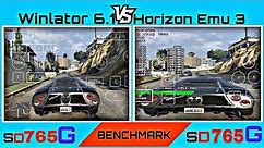 Benchmark: Test Winlator 6.1 vs Horizon Emu 3 | GTA V 😱