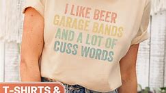 Funny Garage Bands Shirt, Music Lover T-shirt, Beer Lover Sweatshirt, Funny Tee Gift, Garage Bands Lover Crewneck, Humorous Sweater - Etsy