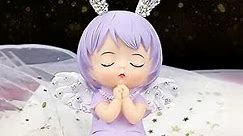 Dashboard Decorations, Angel with Ears Figurine Cute Car Accessories for Women