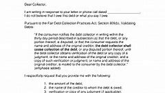 Collections Dispute Letter Template Pdf - Fill Online, Printable, Fillable, Blank | pdfFiller