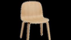 Visu Wide Chair - Wood Base | A breath of leisurely design