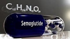 Cette animation montre une capsule de Semaglutide oral.