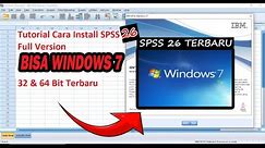 TERBARU CARA INSTAL SPSS 26 Windows 7 Terbaru #2024 PERMANEN 32bit, 64bit