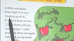 Kg 1 book Nursery Rhymes Apple on the tree🌴 🌲 popular rhymes children#shorts#viral