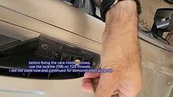 How to install roof luggage rack cross bars in Ford Explorer 2008