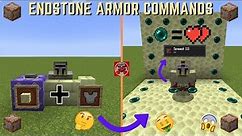 Command Block Tutorial #231: Endstone Armor Commands in Minecraft (1.20+)