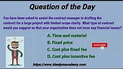 PMP Exam Questions and Answers, PMP Exam Solved Questions, PMP Exam preparation, Q#38, IPM Academy