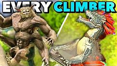 Every Wall Climbing Creature In Ark!
