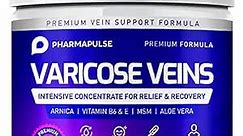 Pharmapulse Varicose & Spider Veins Soothing Leg Cream - Relaxing Leg Cream Formula - Fast-Acting Relief Cream - Expertly Crafted for Optimal Comfort 2oz