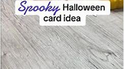 Spooky and beautiful Halloween card idea 👻🕸️😍 #cardmaking #scrapbooking #autumncrafts #fallcraft | KTCrafts