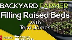 Backyard Farmer:Filling Raised Beds & Flagstone Patio Project