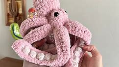 Seattle the Giant Pacific Octopus Plushiedusty Pink/light Linen Crochet Ocean Decor PNW Soft Ready to Ship - Etsy Australia