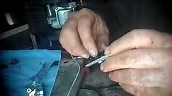Stihl FS 38 line trimmer carburettor repair .