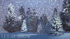 Let It Snow Ambient Screensaver - Winter Snow Screensaver - Snow Screensaver - HD - 1HR