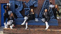 Falcons cheerleaders surprise the Ron Clark Cinderellas with a holiday visit
