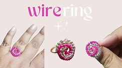 wire ring | wire ring tutorial | easy ring making at home