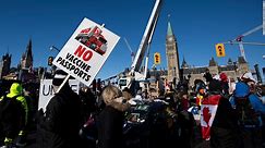 Small group of Canadian protesters get big support from US conservatives