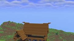 Minecraft mountain house #minecraft