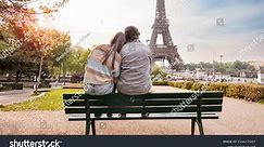Mature Couple Sitting Together On Bench Stock Photo 2168255097 | Shutterstock