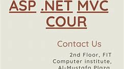 Asp.Net Course In Rawalpindi / Islamabad