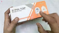 Tow pin top price | tow pin electric plug | 2 pin plug kaise lagaen