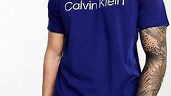 Calvin Klein – Lounge-T-Shirt in Blau | ASOS