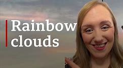 Beautiful rainbow clouds have been spotted by lots of you today 🌈 Gill explains what they're all about . . . #bbceastmidlands #rainbowclouds #weather | BBC Nottingham