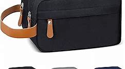 Toiletry Bag for Men, Hangable Portable Travel Toiletry Storage Bag, Waterproof Travel Bag for Toiletries with Handle,Shaving Bag for Business Travel Toiletry Accessories (Black)